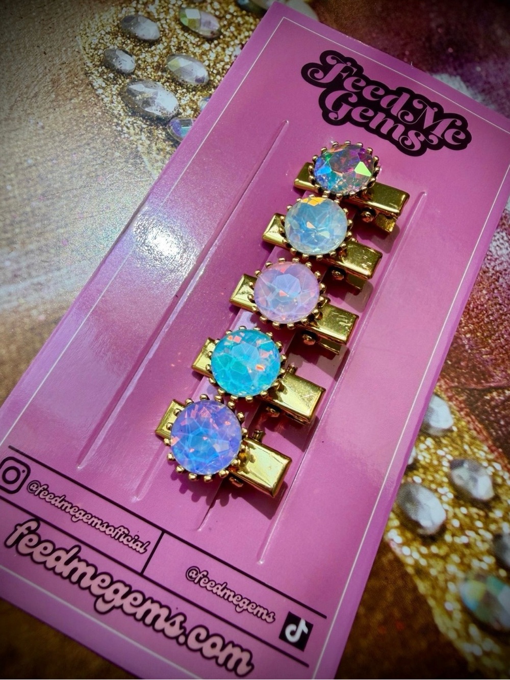 Feed Me Gems Pastel Hair Candy Set of 5